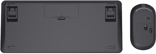 Trust Lyra Kabellos Bluetooth Tastatur & Maus Set Englisch US