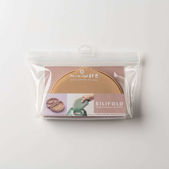 Miniware Baby Food Plate made of Silicone Beige