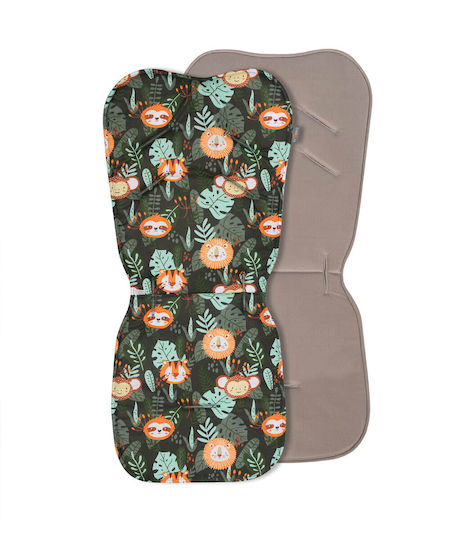 Tesoro (Baby) Stroller Seat Liner Double Sided Leon 35x78cm Green