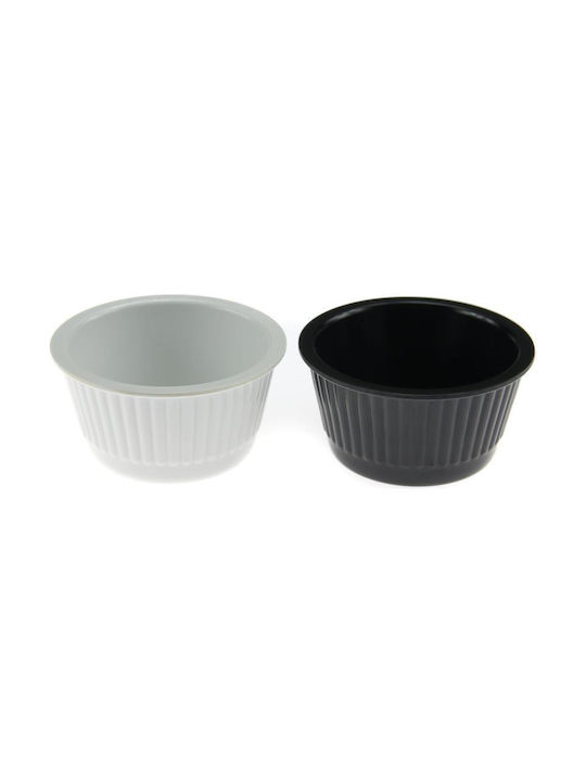 Viosarp Dip-Schüssel Rund aus Melamin White mit Durchmesser 7cm
