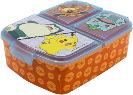 Stor Recipient Multicolor Pokemon Din Plastic