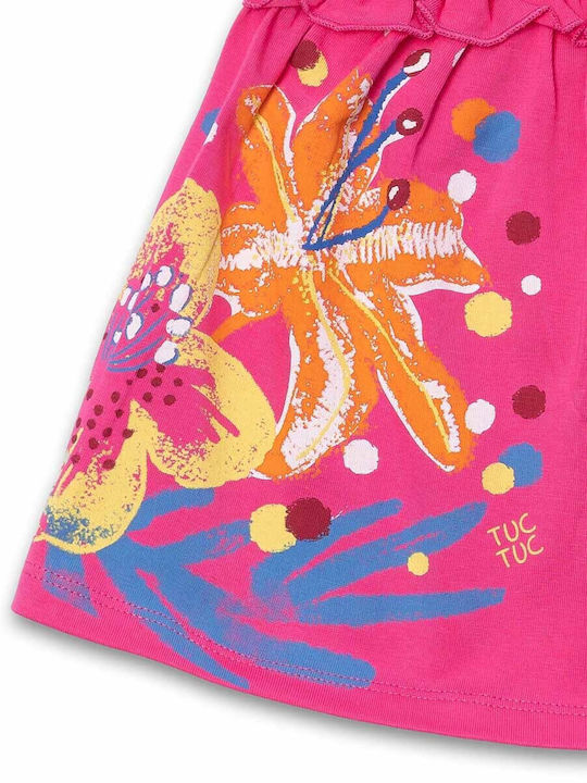Kids' Set with Shorts Summer 2pcs Fuchsia