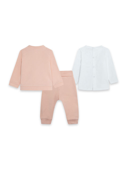 Tuc Tuc Kids Set with Pants & Jacket Winter 3pcs Pink