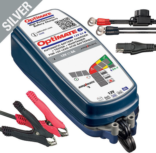 Tecmate Optimate 6 Ampmatic 6a Φορτιστής & Συντηρητής Μπαταρίας Αυτοκινήτου