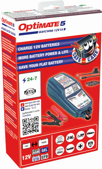 Tecmate Optimate 5 Waterproof Motorcycle Charger