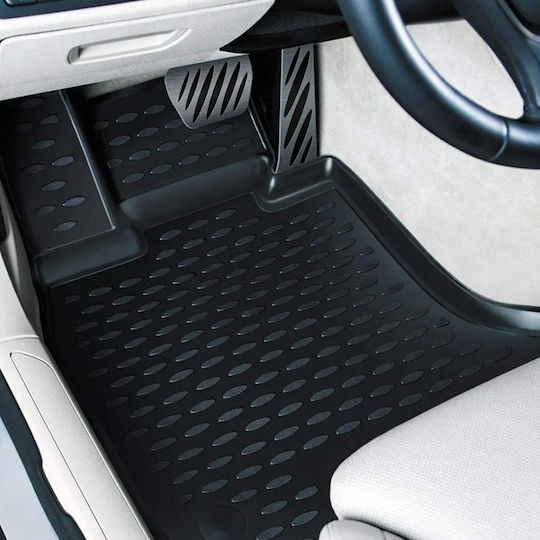 Novline Set of Front and Rear Mats 4pcs Tray Type for Hyundai Tucson 5D 2004-2010 Black