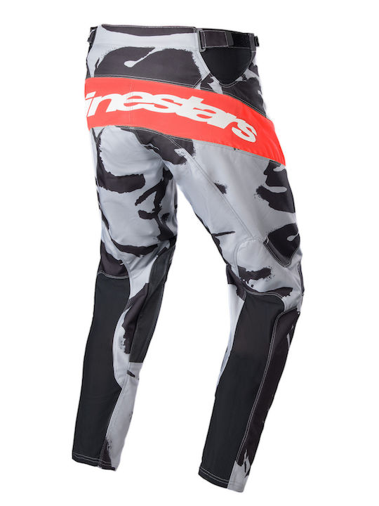 Alpinestars MX Racer Tactical Летен Мъжки Мотокрос панталон Cast Gray Camo/Mars Red