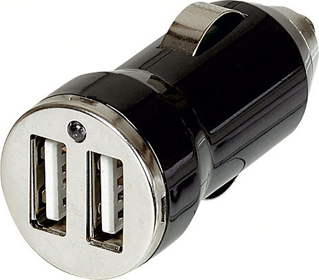 Legrand Încărcător Auto Cu Mufă De Brichetă 1.5W 2.1A Cu Porturi 2xUSB-A Culoare Neagră