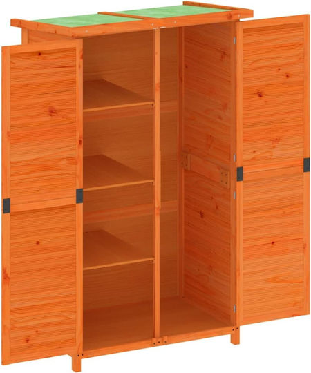 Wooden Garden Shed L0.83xW0.57xH1.4m