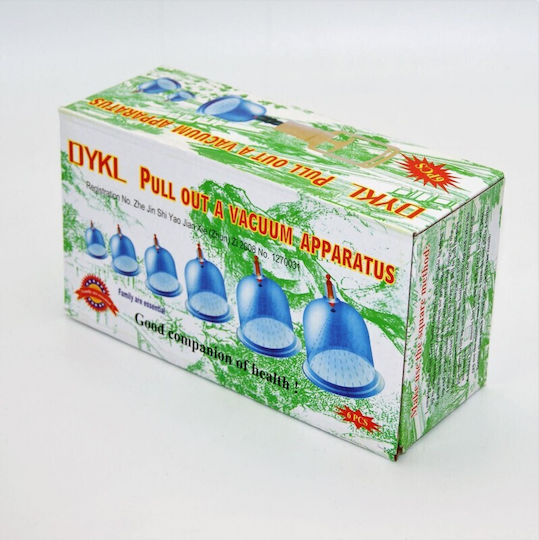 Therapeutic Suction Cup Device Against Cellulite and Wrinkles 6 Pieces