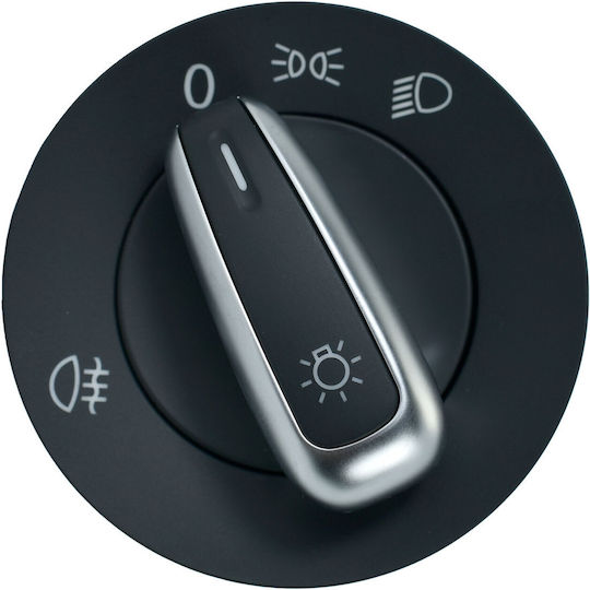 Car Light Switch for Audi A4 Seat Alhambra Volkswagen Golf Silver