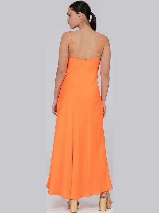 Twenty 29 Rochie Satin De Seară Portocalie