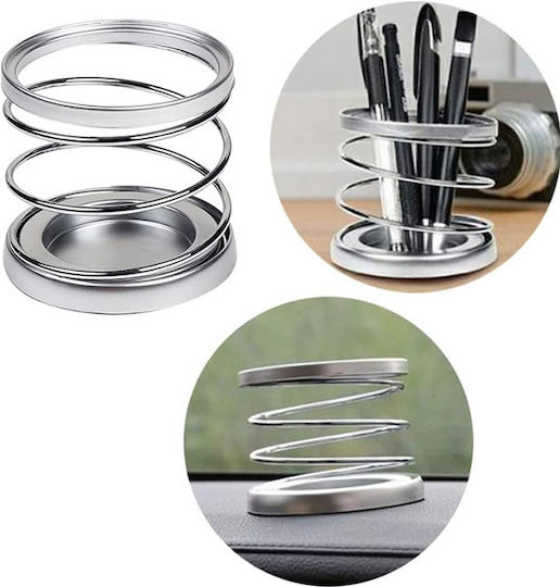 Auto Gs Car Cup Holder 1 Position with Adhesive Tape in Silver Color