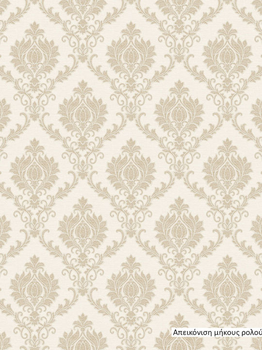 Tapete Damaschi Vinyl Beige L1005xB53cm