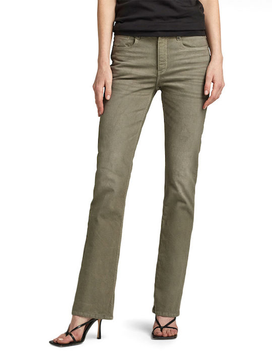 G-Star Raw Women's Jean Trousers in Bootcut Fit Khaki