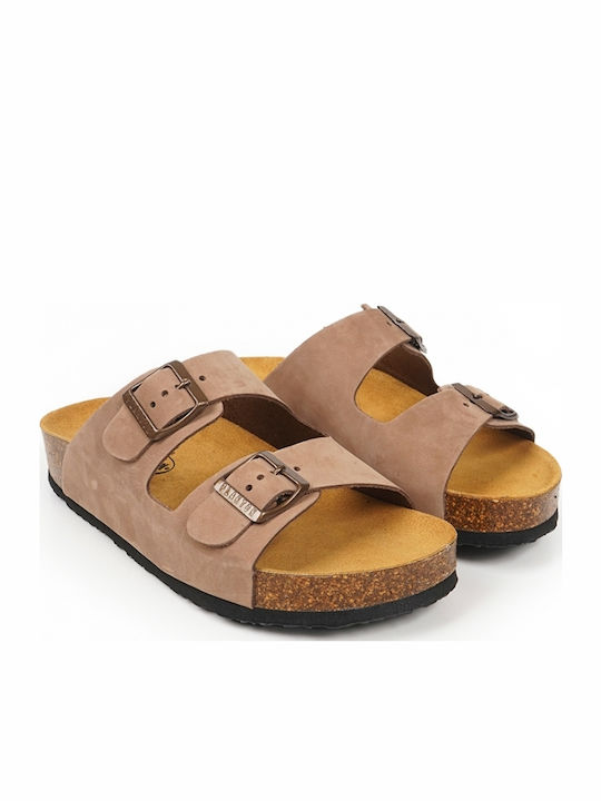 Дамски Анатомични Кожени Сандали Flatforms Puro