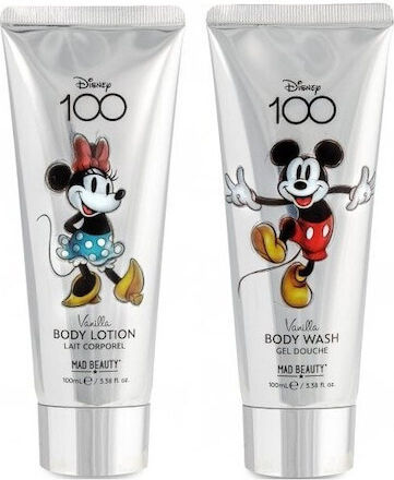 Mad Beauty Disney100 Hautpflegeset für Feuchtigkeitsspendend & Reinigung Körperreinigung 3Stück