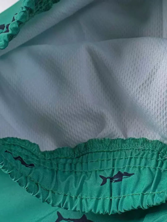 Ako Shark Παιδικό Μαγιό Βερμούδα / Σορτς Πράσινο