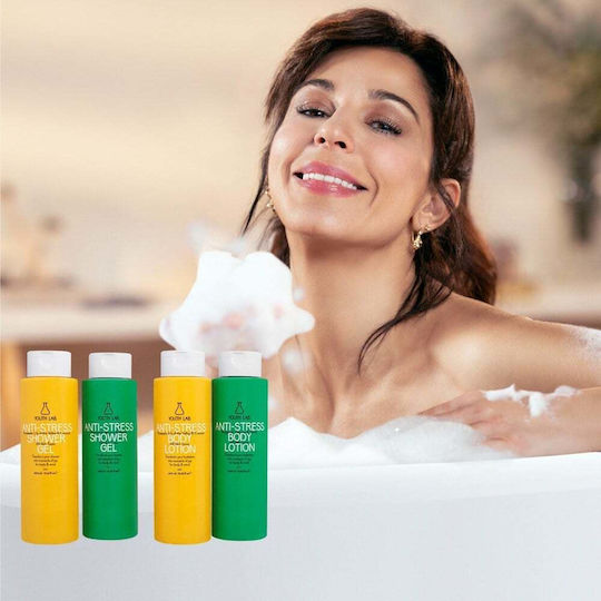 Youth Lab. Anti-Stress Schaumbad in Gel mit Niasinamid & Duft Bergamotte Jasmin & Vanille 400ml