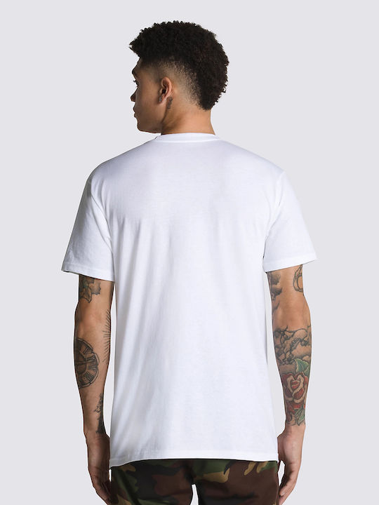 Vans Men's Athletic T-shirt Short Sleeve White