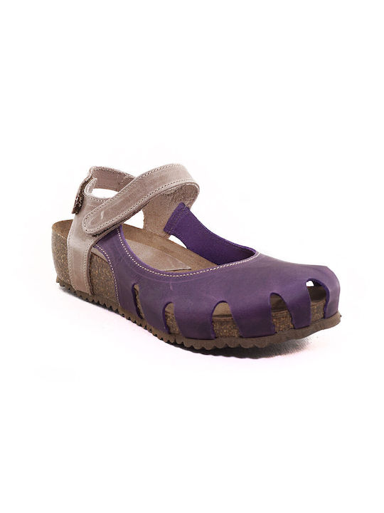 FLAT SANDAL PURPLE/BEIGE INTER-BIOS - 5326 LILA-BEIG