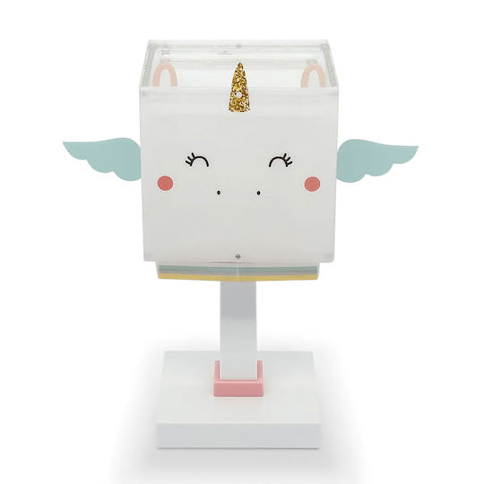 Ango Led Kids Portable Lamp White 13.5x29x13.5εκ.