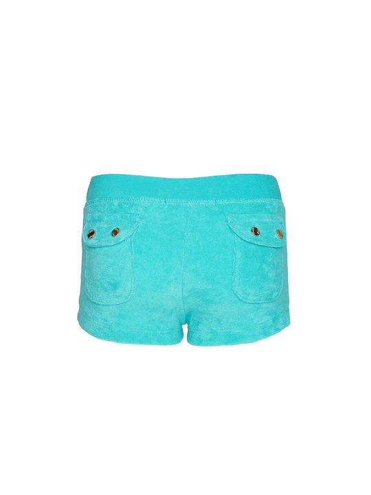 SugarFree Kids Athletic Shorts/Bermuda Turquoise