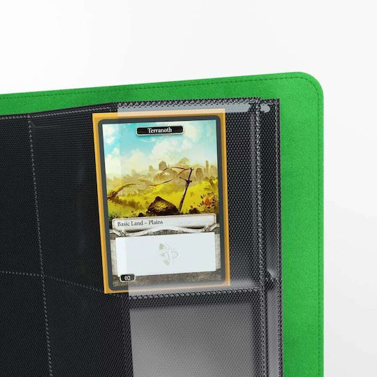 Gamegenic 24-Pocket Album Binder 12-Pocket Standard Size Green GGS31029ML