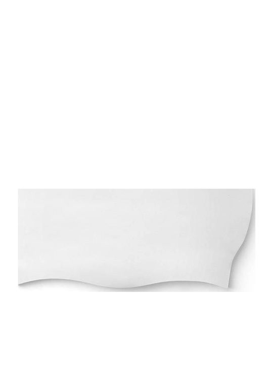 Nike Solid Silicone Adults Swimming Cap White