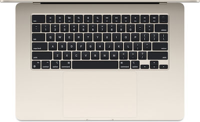 Apple MacBook Air 15" (2023) 15.3" Retina Display (M2-8-ядрен/8ГБ/256ГБ SSD) Starlight (UK Клавиатура)