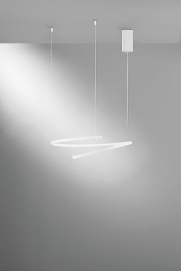 Fan Europe Led-Moma-S60-BCO LED Κρεμαστό Φωτιστικό Λευκό 60x12x150εκ. Fan Europe Led-Moma-S60-BCO LED Κρεμαστό Φωτιστικό Λευκό 60x12x150εκ.