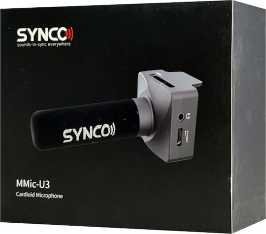 Synco SY-U3-MMIC Δυναμικό Μικρόφωνο Shock Mounted για Φωνητικά