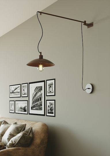 Fan Europe I-Eldorado-AP-BRO Lamp Wall Bronze 128x83x30cm