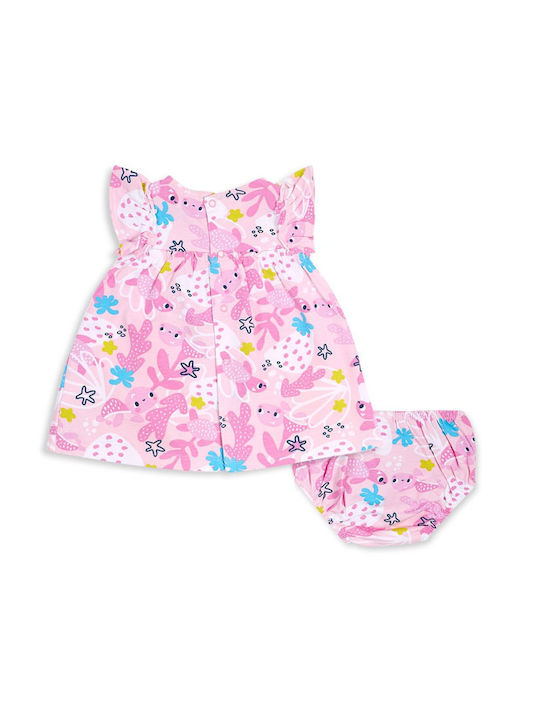 Tuc Tuc Kids Dress Set with Accessories Sleeveless Pink