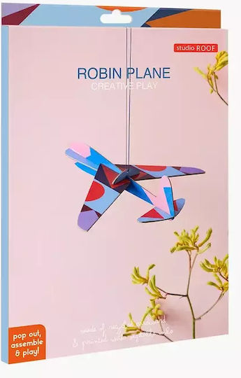 Studio Roof Papier-Bauspielzeug Robin Plane