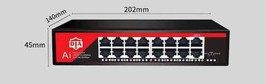 Überwachungs-Videorekorder NVR 32 Kanäle mit Auflösung 4K 080016