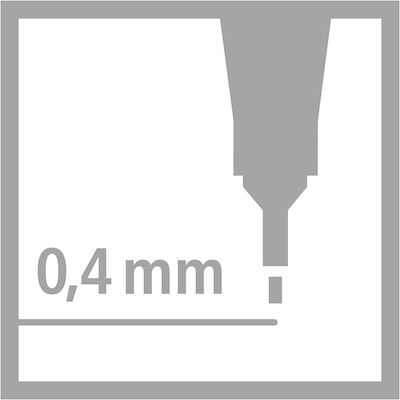 Stabilo Point 88 Mini Μαρκαδόροι Σχεδίου 0.4mm Πολύχρωμοι 18τμχ