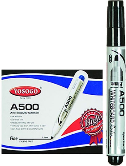 Justnote Yosogo Whiteboard Marker 2.5mm Black