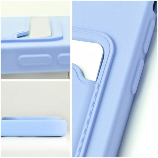 Sonique Card Back Cover Σιλικόνης με Υποδοχή για Κάρτες Λιλά (Redmi Note 12 5G / Poco X5 5G)