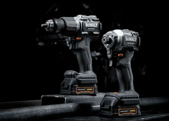 DEWALT Powerstack Κρουστικό Δραπανοκατσάβιδο Μπαταρίας 18V 2x1.7Ah