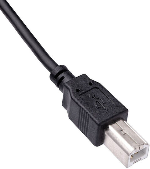 Akyga USB 2.0 Cable USB-A male - USB-B male 1.8m (AK-USB-04)