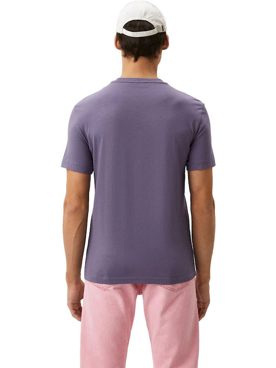 Calvin Klein T-shirt Bărbătesc cu Mânecă Scurtă Violet