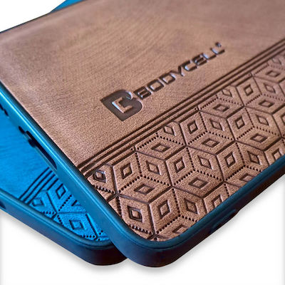 Bodycell Pattern Leather Back Cover Μπλε (Galaxy S22 5G)