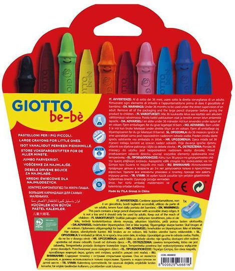 Giotto Be-Be Fila Crayons Set Super Washable 10 Colours