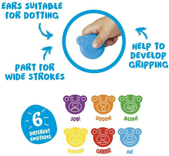 Carioca Baby Teddy Crayons Set 48 Colours