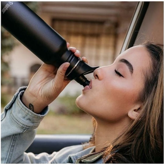 Klean Kanteen Бутилка Термос Неръждаема Стомана / Стъклен Без BPA 532мл Сребрист