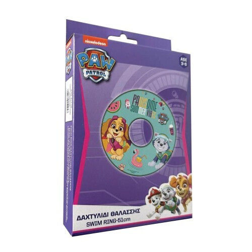 Gim Paw Patrol Kids' Swim Ring Paw Patrol with Diameter 51cm. Turquoise
