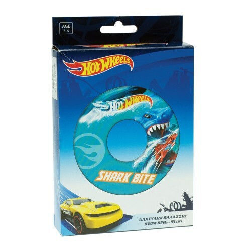 Gim Hot Wheels Kids' Swim Ring Hot Wheels with Diameter 51cm. for 3-6 Years Old
