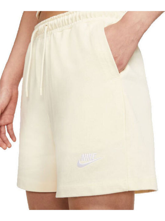 Sportswear Γυναικείο Ψηλόμεσο Αθλητικό Σορτς Κίτρινο