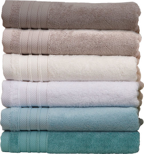Anna Riska Πετσέτα Προσώπου Soft 50x100εκ. Lake Blue Βάρους 600gr/m²